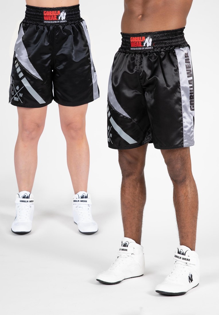 Hornell Boxing Shorts - Black/Gray