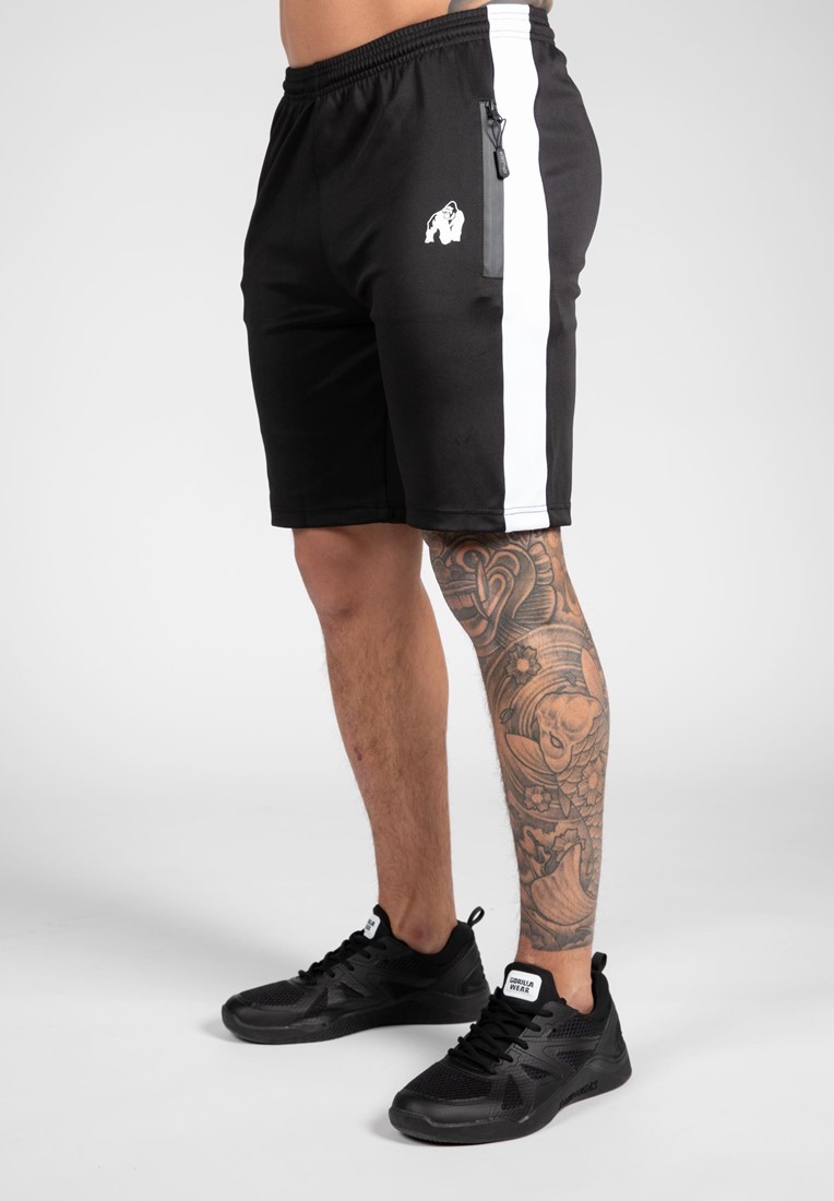 Benton Track Shorts - Black