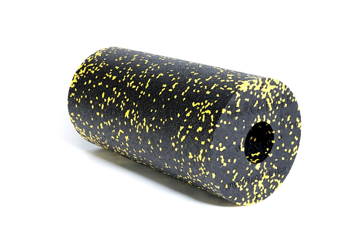 Blackroll Standard Foam Roller - 30 cm - Zwart / Geel