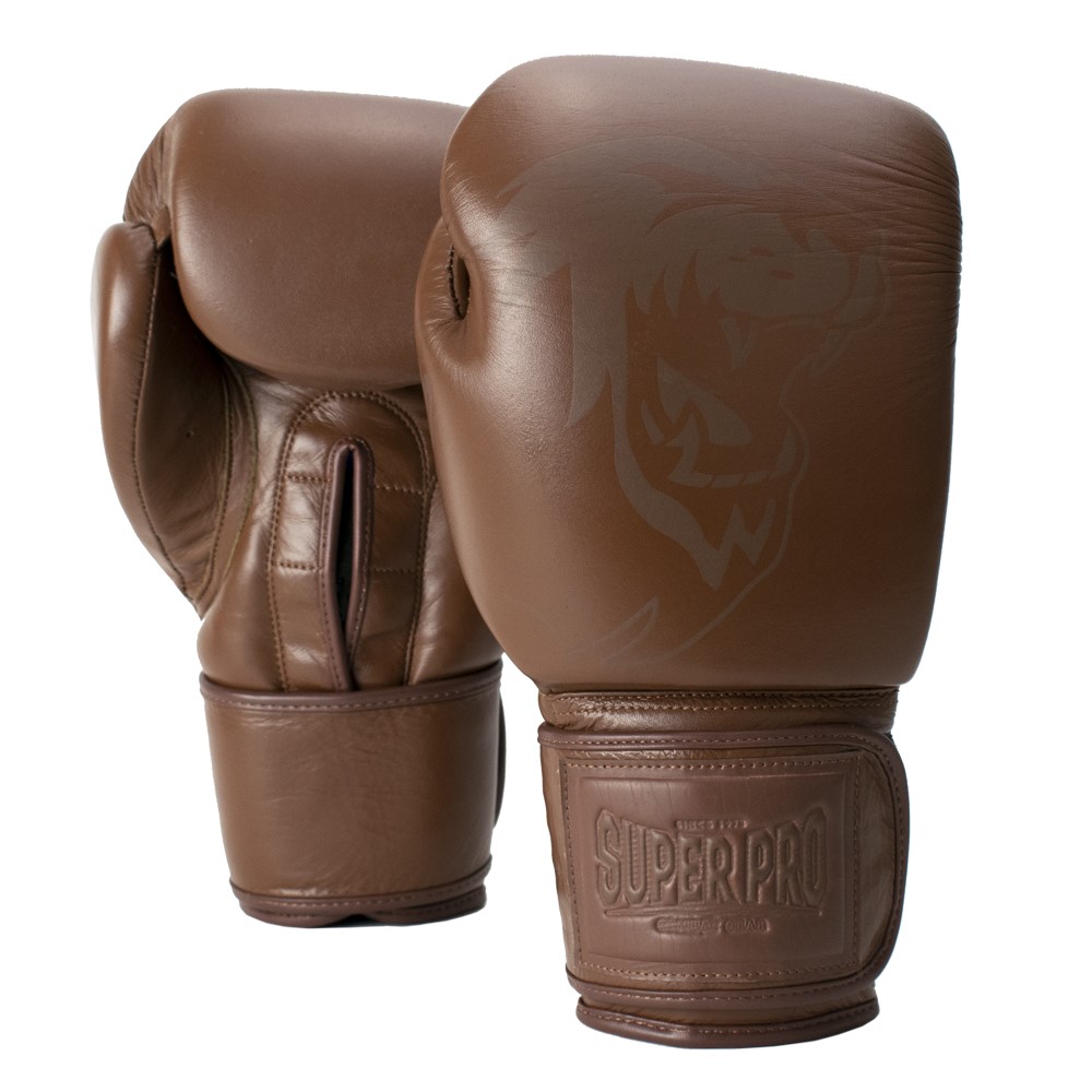 Super Pro Combat Gear Legend SE Lederen (Kick)Bokshandschoenen - Bruin