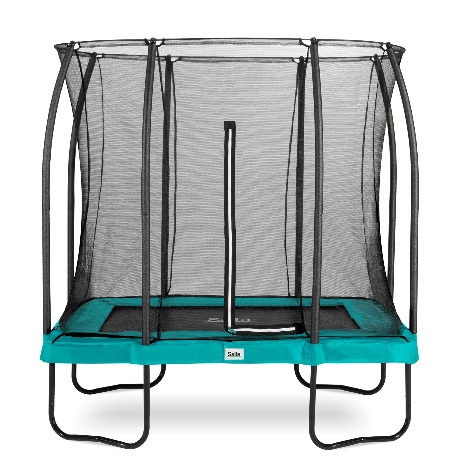 Salta Comfort Edition Trampoline met Veiligheidsnet - 153 x 214 cm - Groen