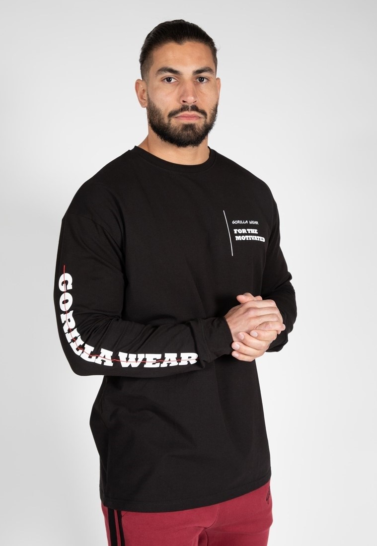 Boise Oversized Long Sleeve - Black