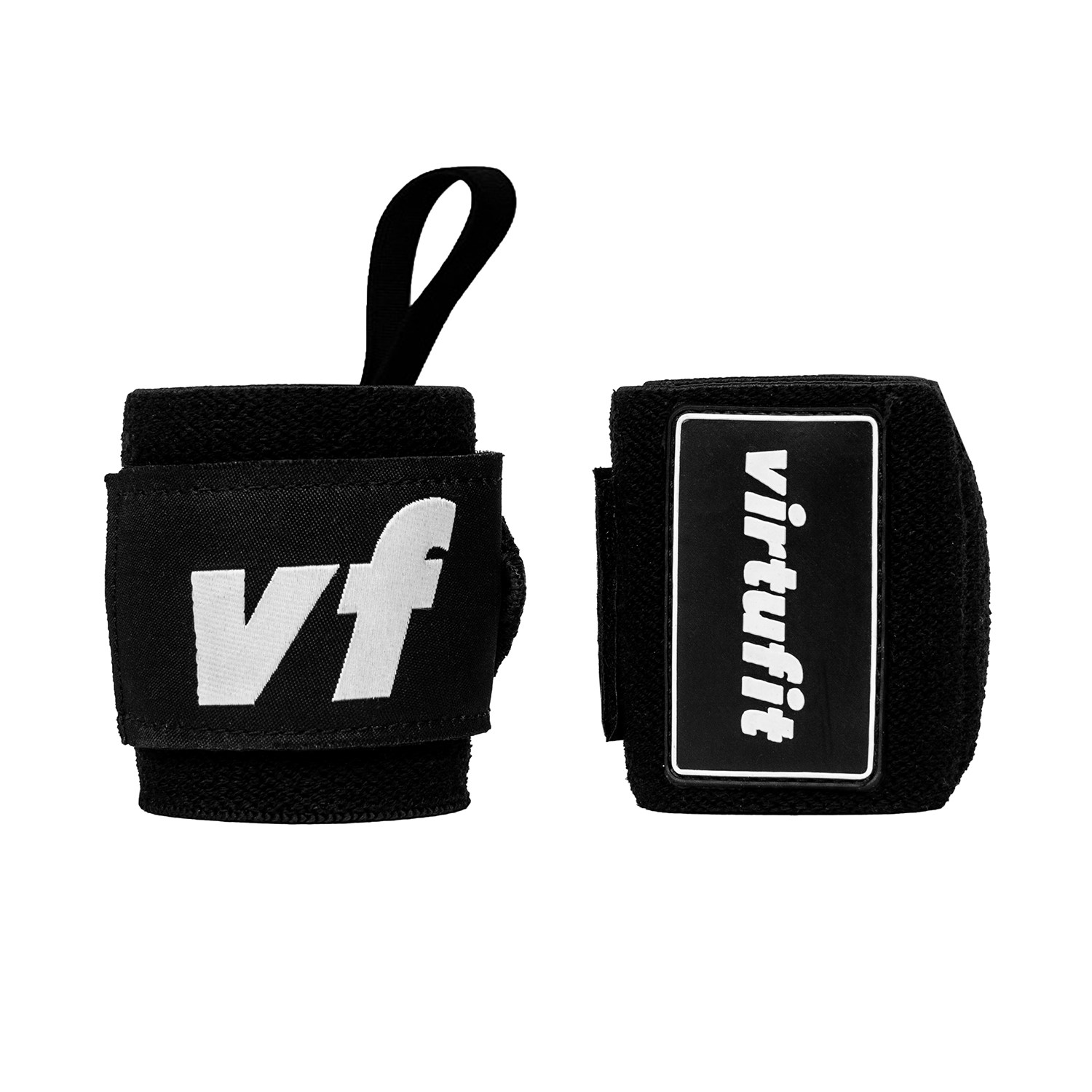 VirtuFit Elastische Wrist Wraps - Zwart