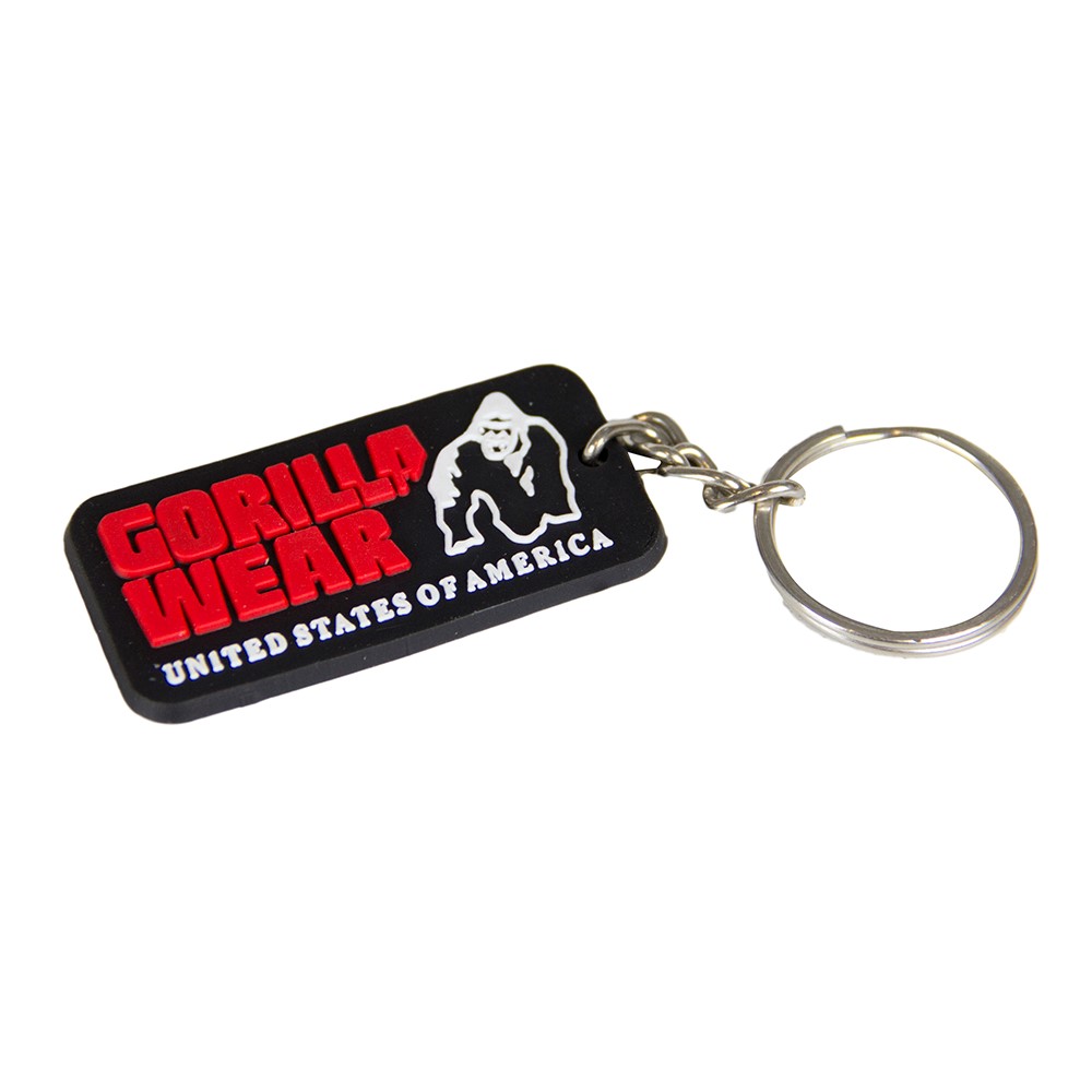 Gorilla Wear Rubber Men Logo Keychain