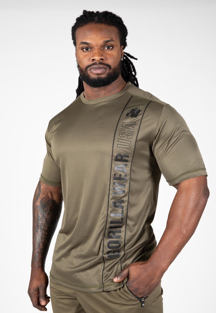 Branson T-shirt - Army Green/Black - S