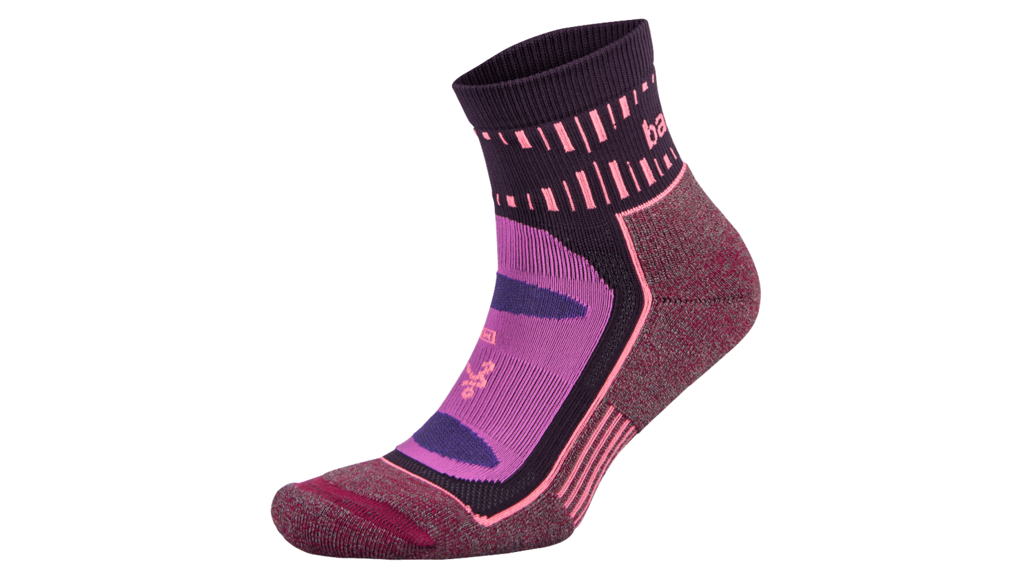 Balega Blister Resist Quarter Sportsok - Pink / Wildberry - S