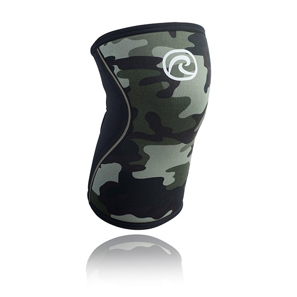 Rehband RX Kniebrace - 7 mm - Zwart/Camo - M - Tweedekans