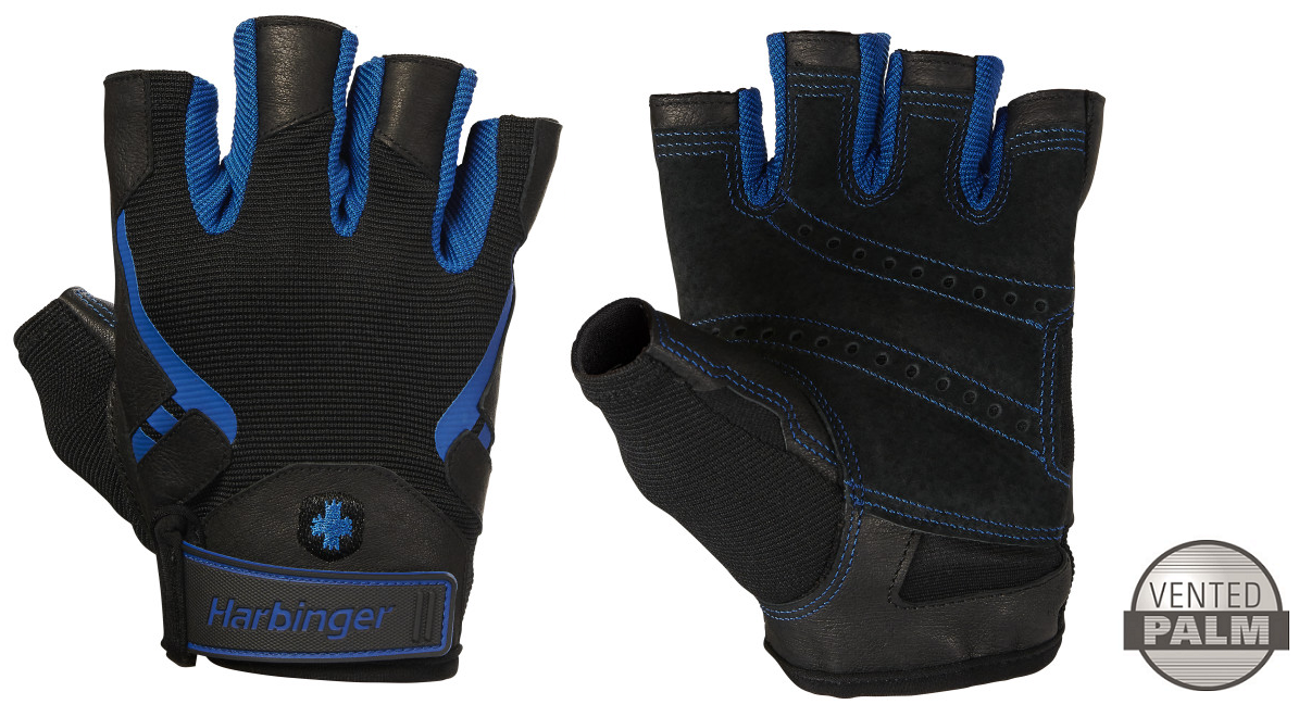 Harbinger Men's Pro Fitness Handschoenen - Blauw