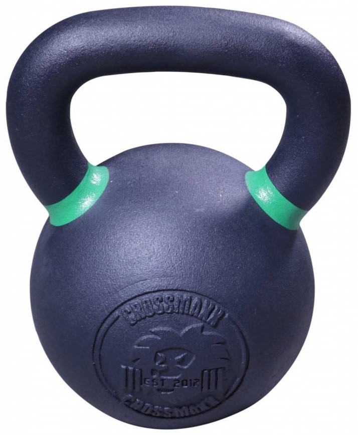 Lifemaxx Crossmaxx Kettlebell - Gietijzer met Poedercoating - 28 kg