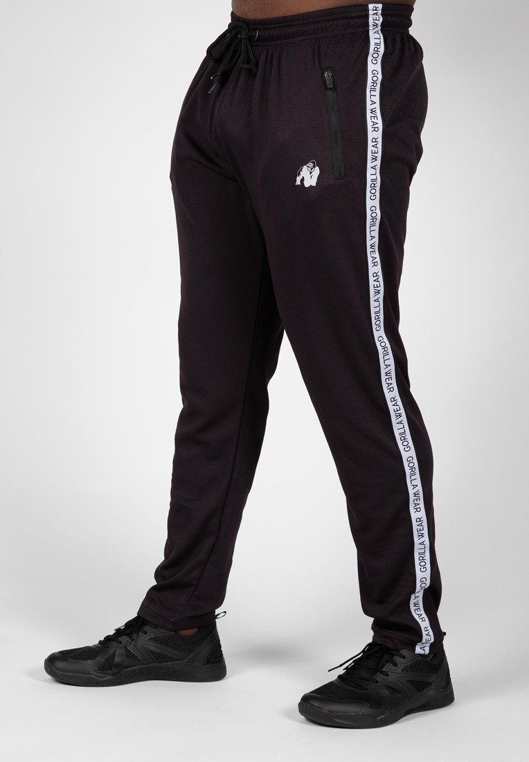 Gorilla Wear Reydon Mesh Trainingsbroek 2.0 - Zwart - XL