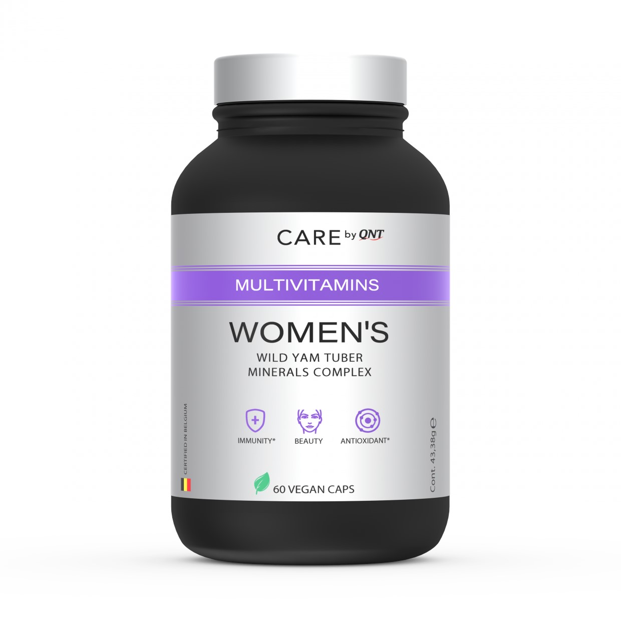 QNT Care Women's Multivitamins - 60 Vegan Capsules