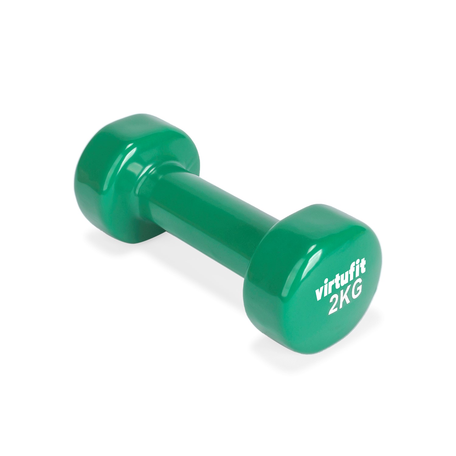 VirtuFit Vinyl Dumbbell Pro - 2 kg - Groen