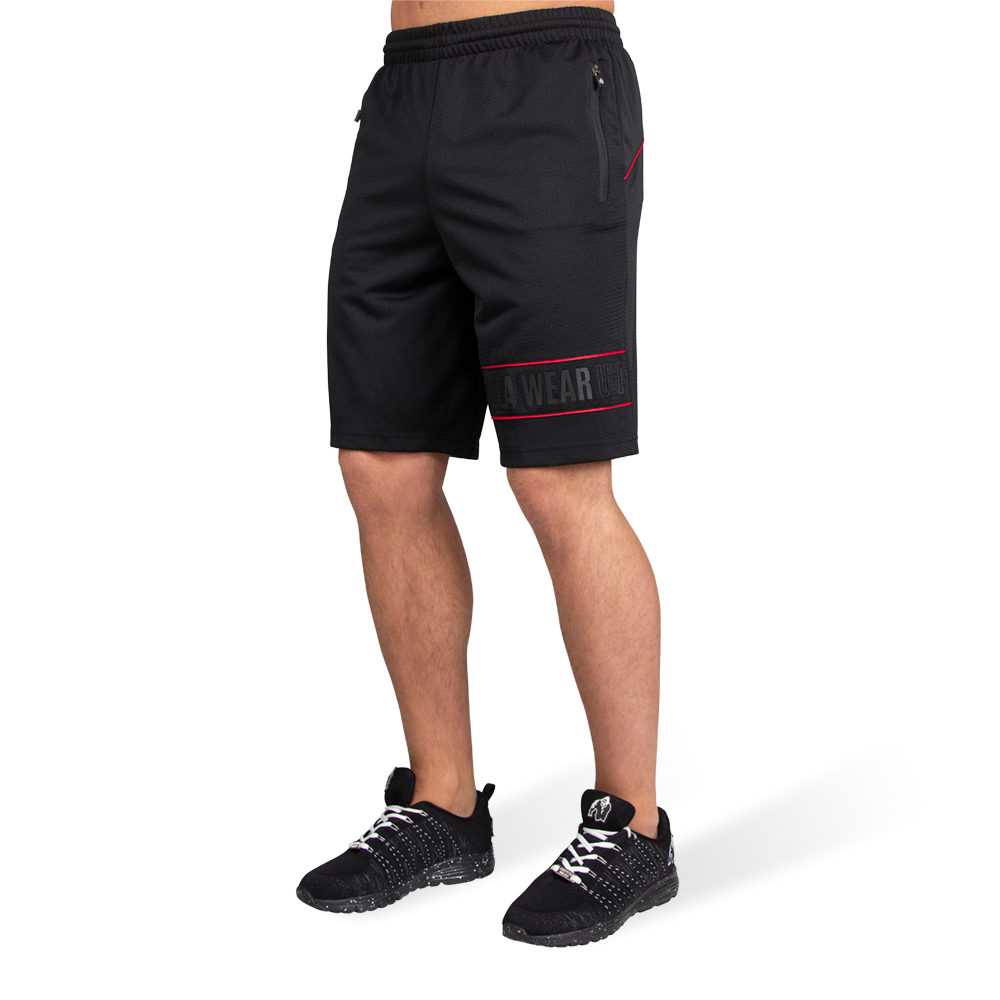 Branson Shorts - Black/Red - L