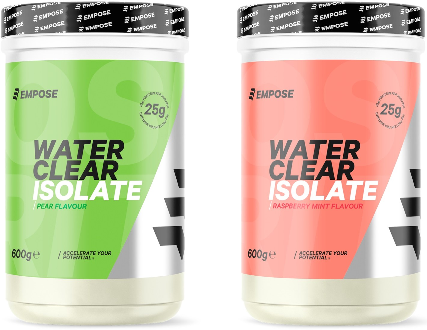 Empose Nutrition Water Clear Isolate - Eiwit Poeder - Protein Combi-Deal - Pear / Raspberry Mint