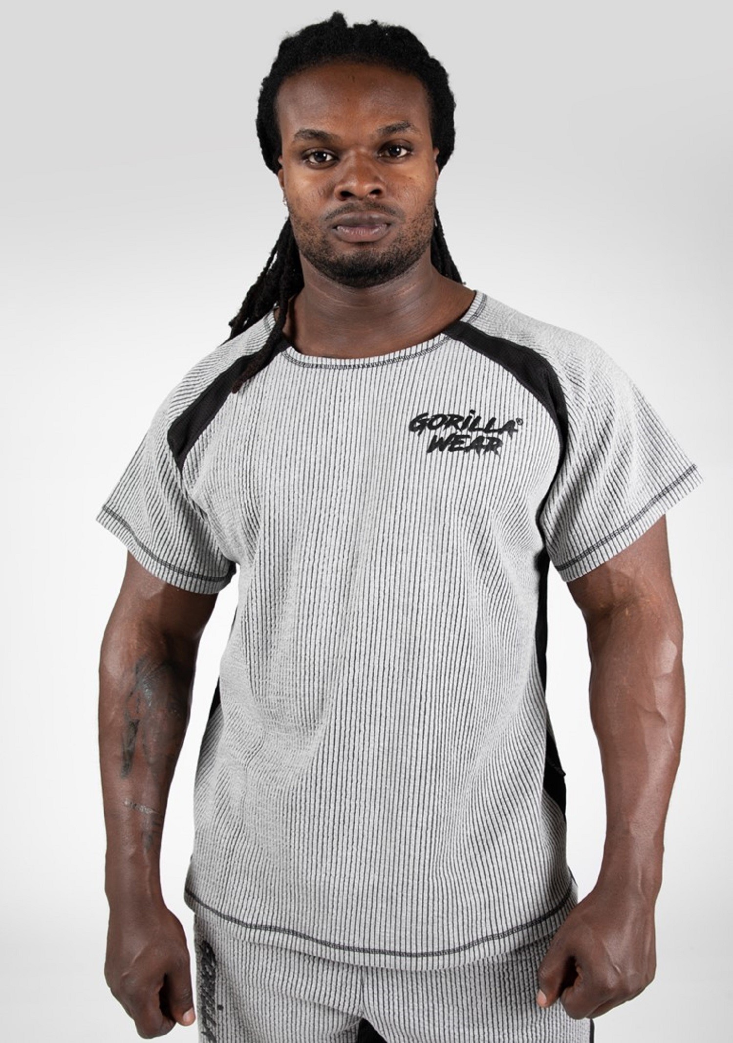 Gorilla Wear Augustine Old School Work Out Top - Grijs - S/M