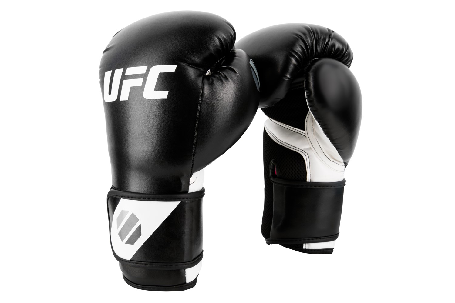 UFC Training (kick)bokshandschoenen Zwart/Wit - 12 oz