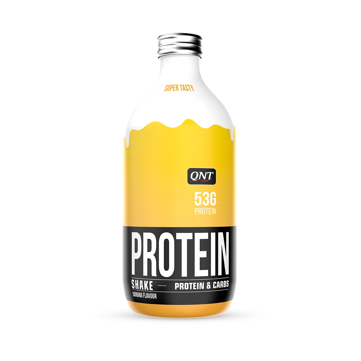 QNT Protein Shake - Eiwit Shake - 12 x 500 ml -  Banana