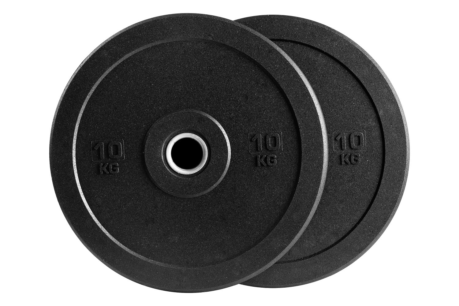 VirtuFit Hi-Temp Bumper Plate - Olympische Halterschijf van Rubber - 50 mm - set 2 x 10 kg