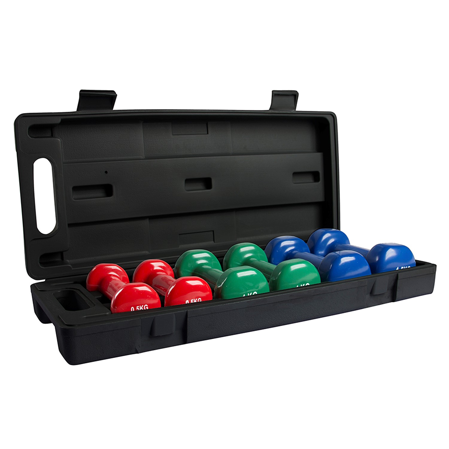 VirtuFit Dumbbellset - Halterset - Vinyl - Met Koffer