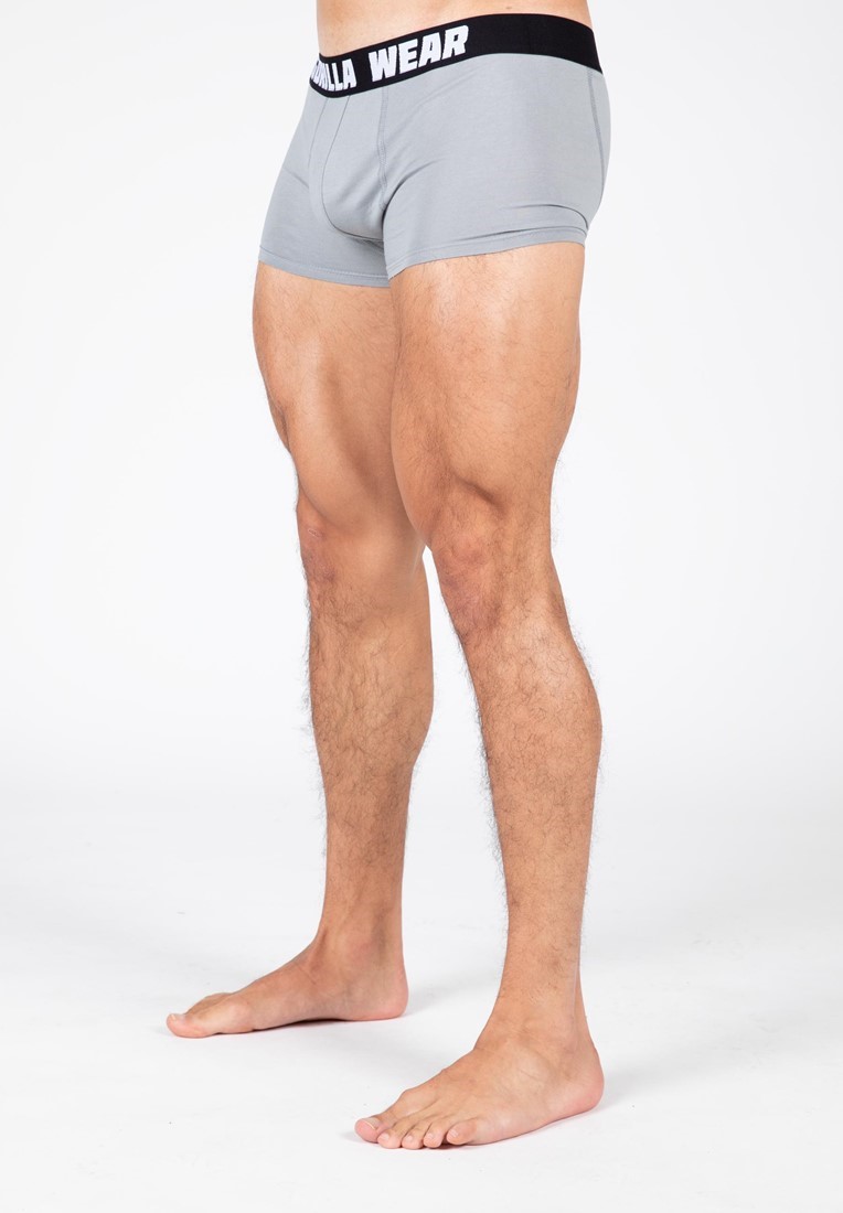 Gorilla Wear Boxershorts 3-Pack - Gray/Navy/Red