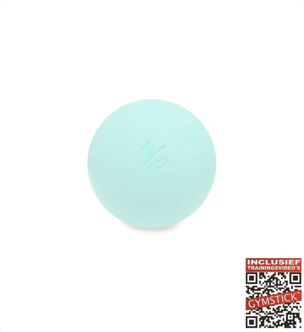 Gymstick Vivid Myo Ball - 6 cm - Turquoise - Met Online Trainingsvideo's