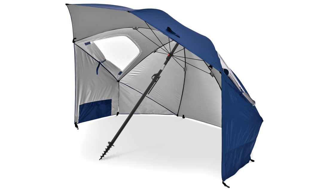 Sport-Brella Premiere Strandtent - Windscherm - Parasol - Blauw - Tweedekans