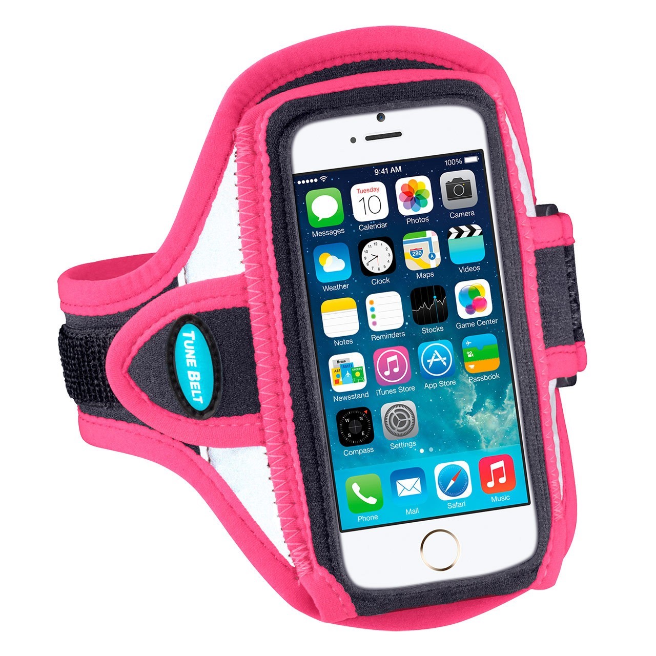 Tune Belt AB87RP Sport armband - reflecterend roze