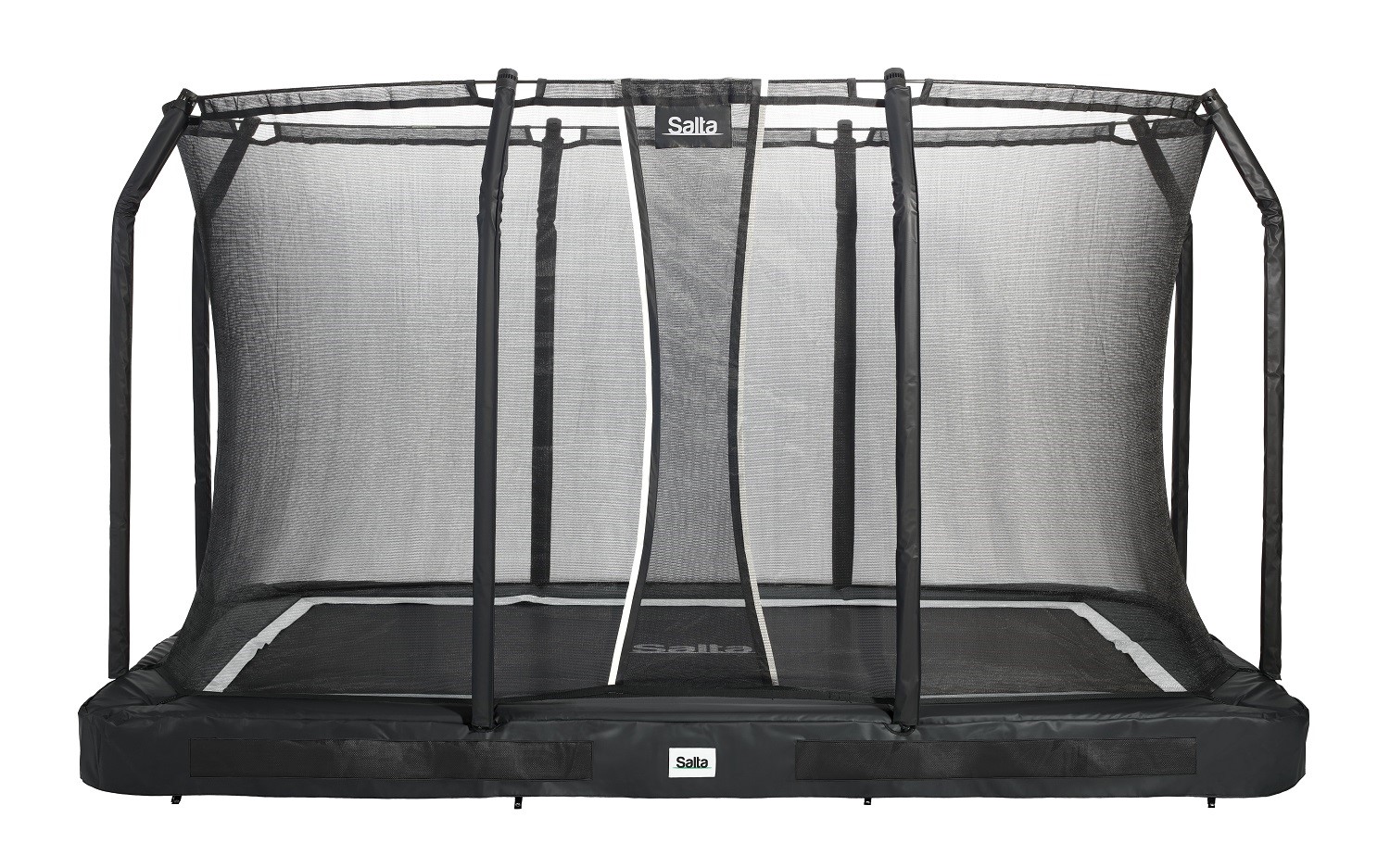 Salta Premium Ground Trampoline met Veiligheidsnet - 366 x 244 cm - Zwart