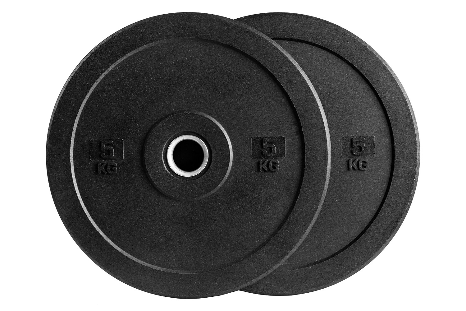 VirtuFit Hi-Temp Bumper Plate - Olympische Halterschijf van Rubber - 50 mm - set 2 x 5 kg