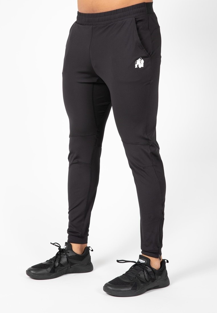 Gorilla Wear Hamilton Hybrid Trainingsbroek - Zwart - XL