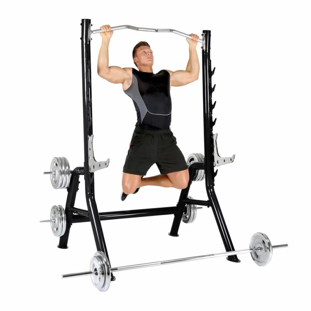 Finnlo Maximum Inspire Squat Rack met Optrekstang