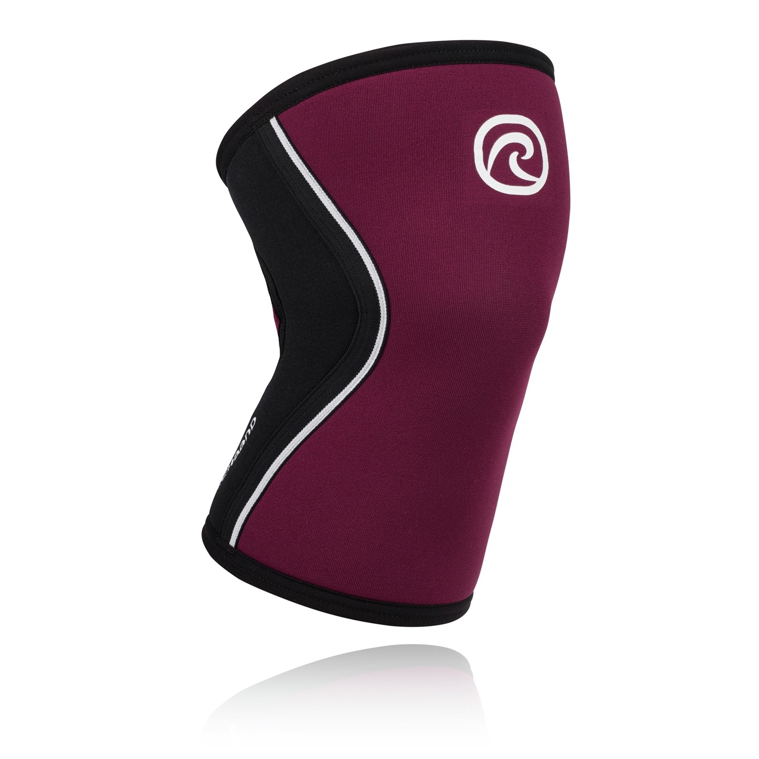 Rehband RX Kniebrace - 5 mm - Zwart/Bordeauxrood - XL