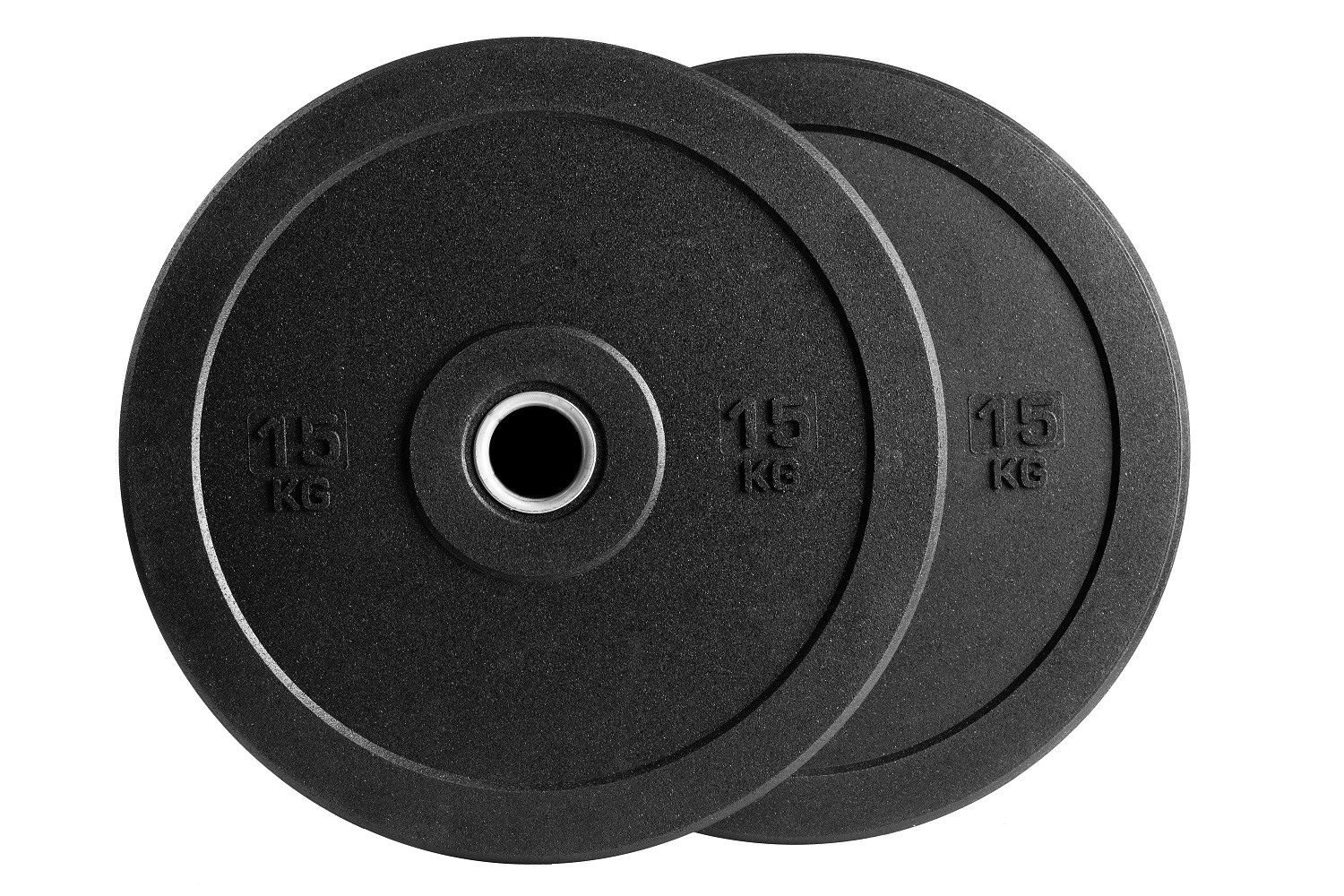 VirtuFit Hi-Temp Bumper Plate - Olympische Halterschijf van Rubber - 50 mm - set 2 x 15 kg