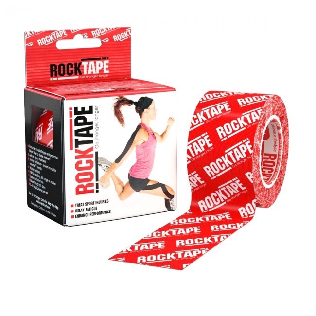 RockTape Classic Kinesiotape - Sporttape - 5 cm x 5 m - Rood Logo