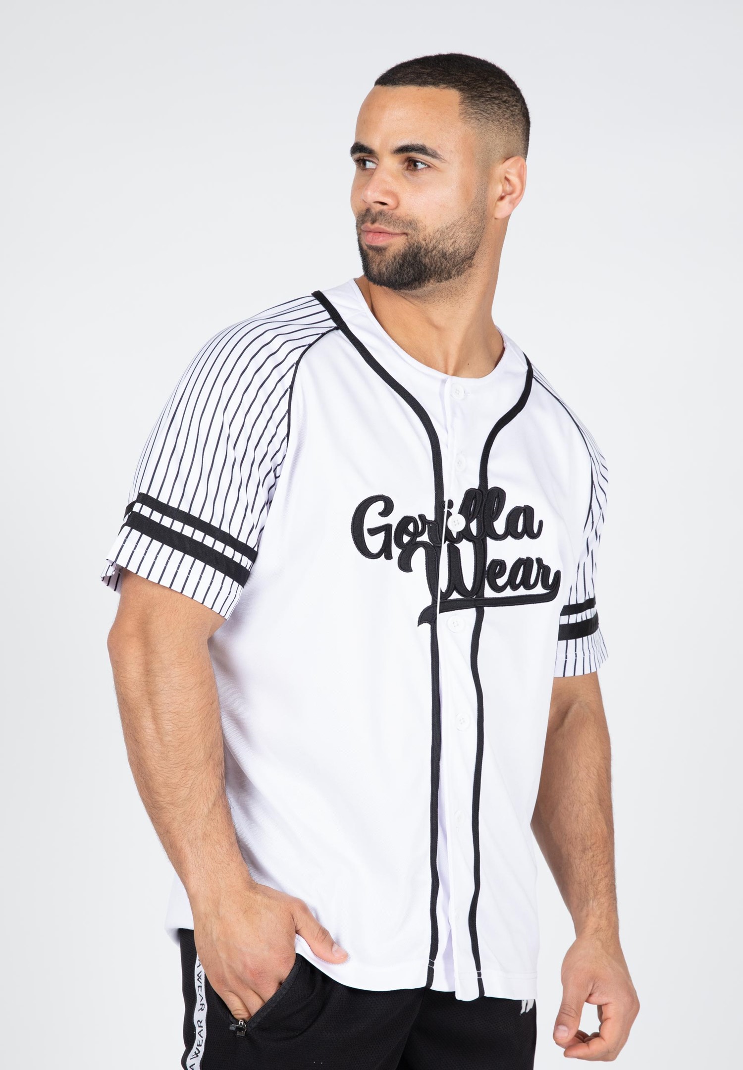 Gorilla Wear 82 Baseball Jersey - Wit - XXXXL