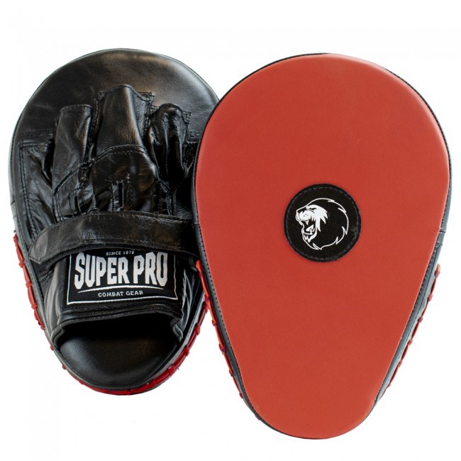 Super Pro Flat Hook and Jab Lederen Handpads