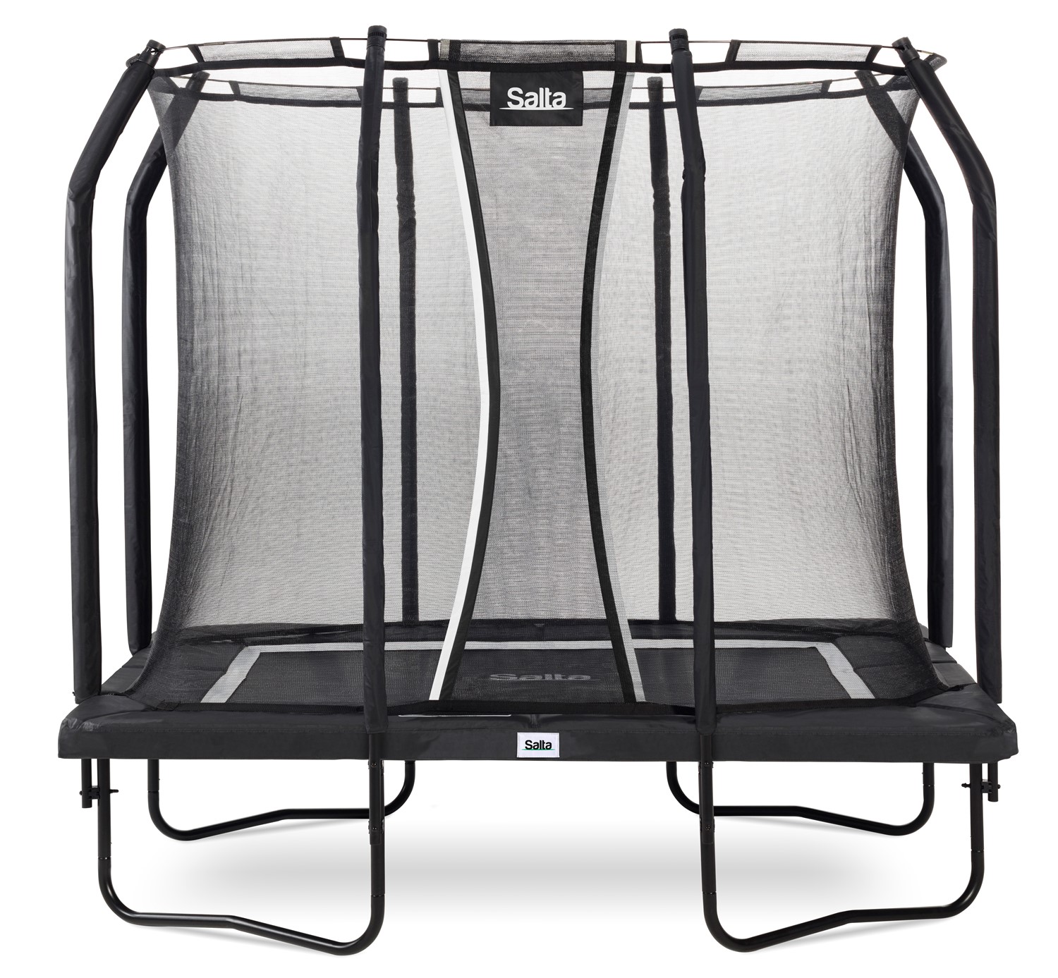 Salta Premium Edition Trampoline met Veiligheidsnet - Zwart - 214 x 153 cm