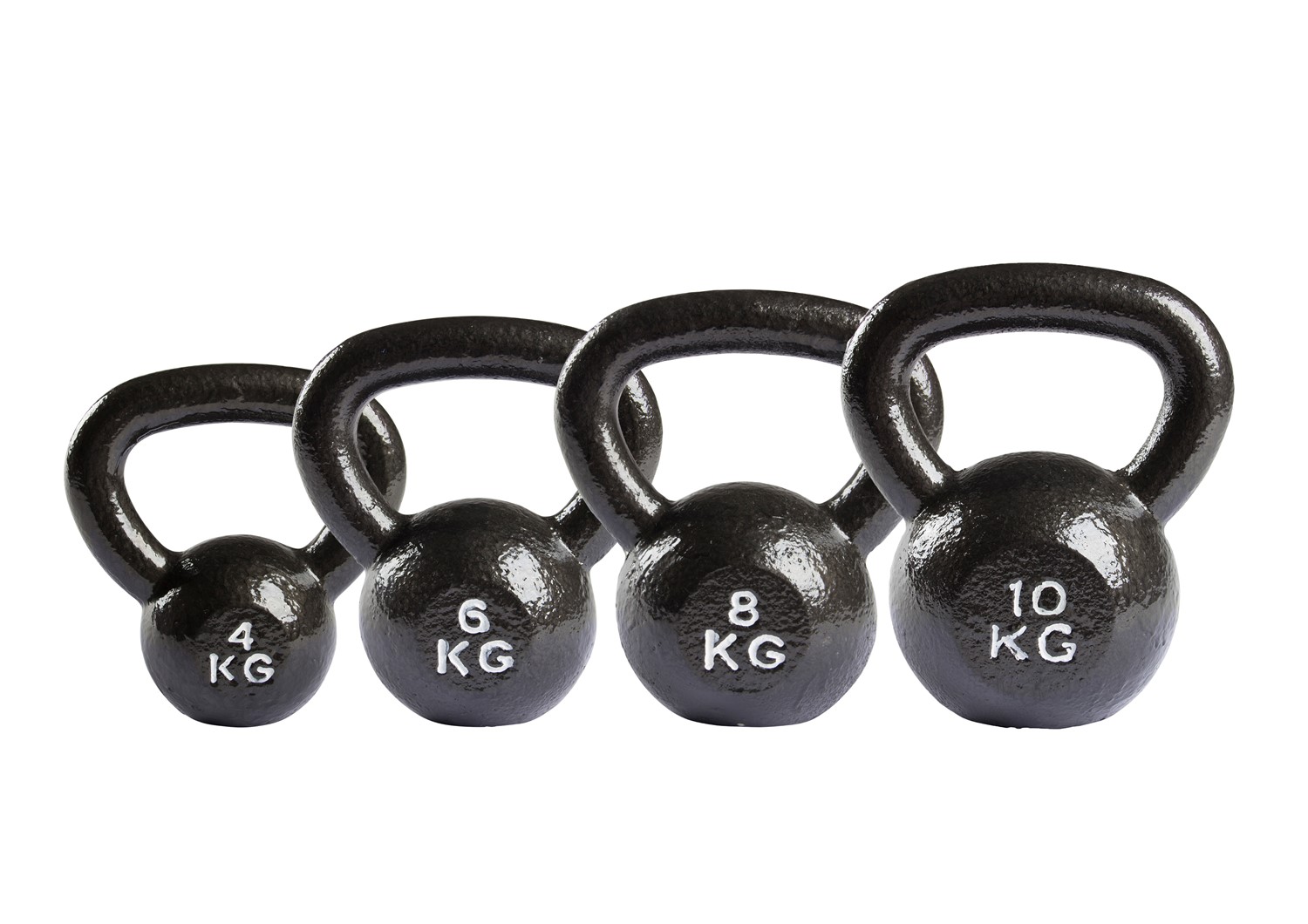 VirtuFit Kettlebell Set Gietijzer 4-6-8-10 kg