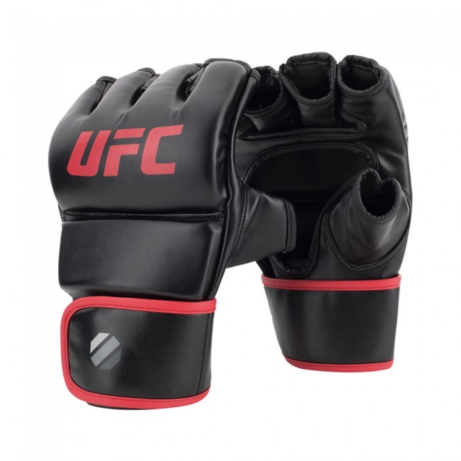 UFC Contender MMA Handschoenen Met Duim Zwart/Rood 6oz - S/M