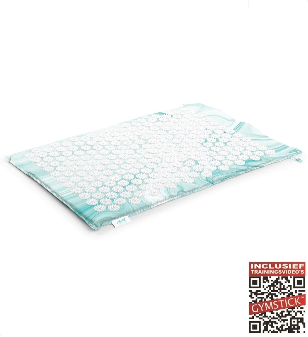 Gymstick Vivid Spike Mat - Spijkermat - Turquoise - Met Online Trainingsvideo's