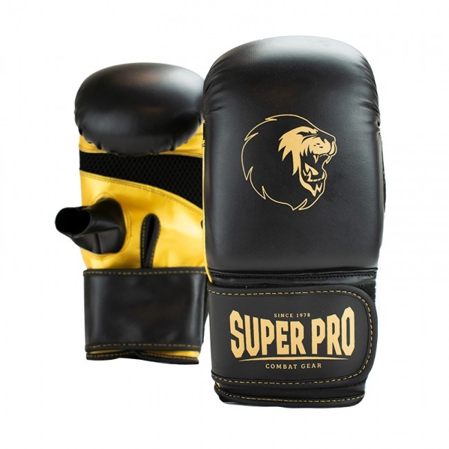 Super Pro Combat Gear Victor Bokszakhandschoenen - Zwart / Goud - XL