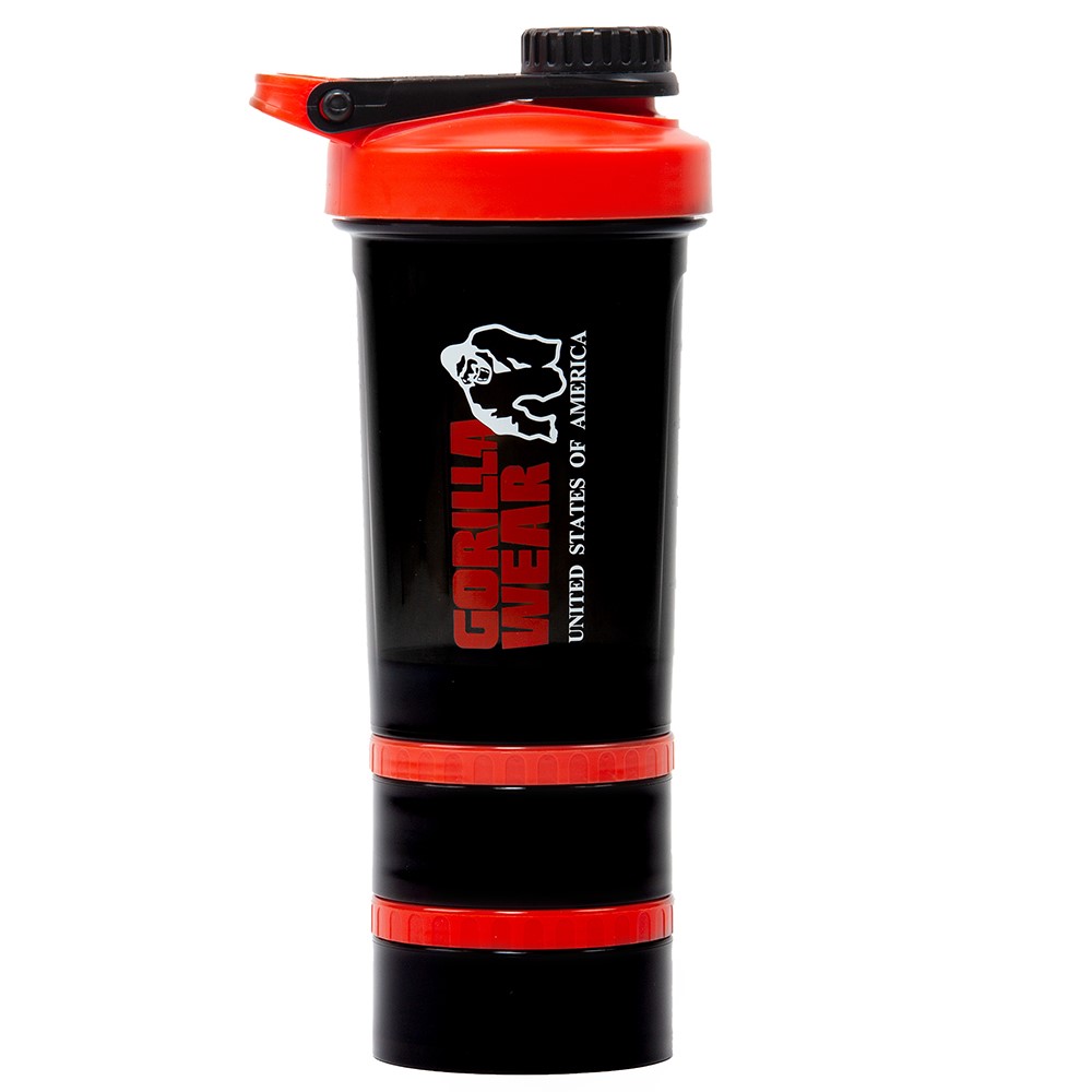 Gorilla Wear Shaker 2 GO - Zwart/Rood