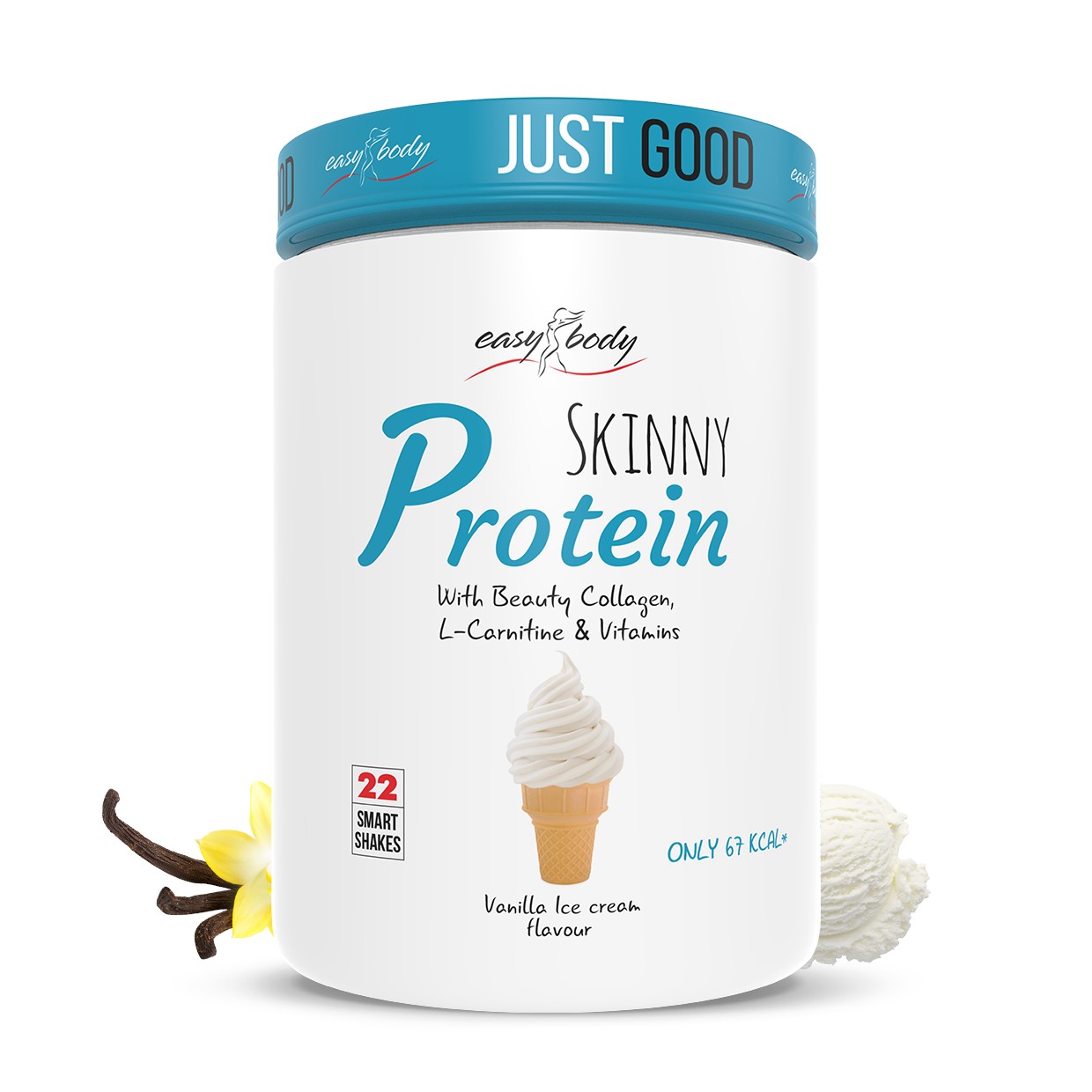 QNT Skinny Protein Shake - 450 gr - Vanille IJs