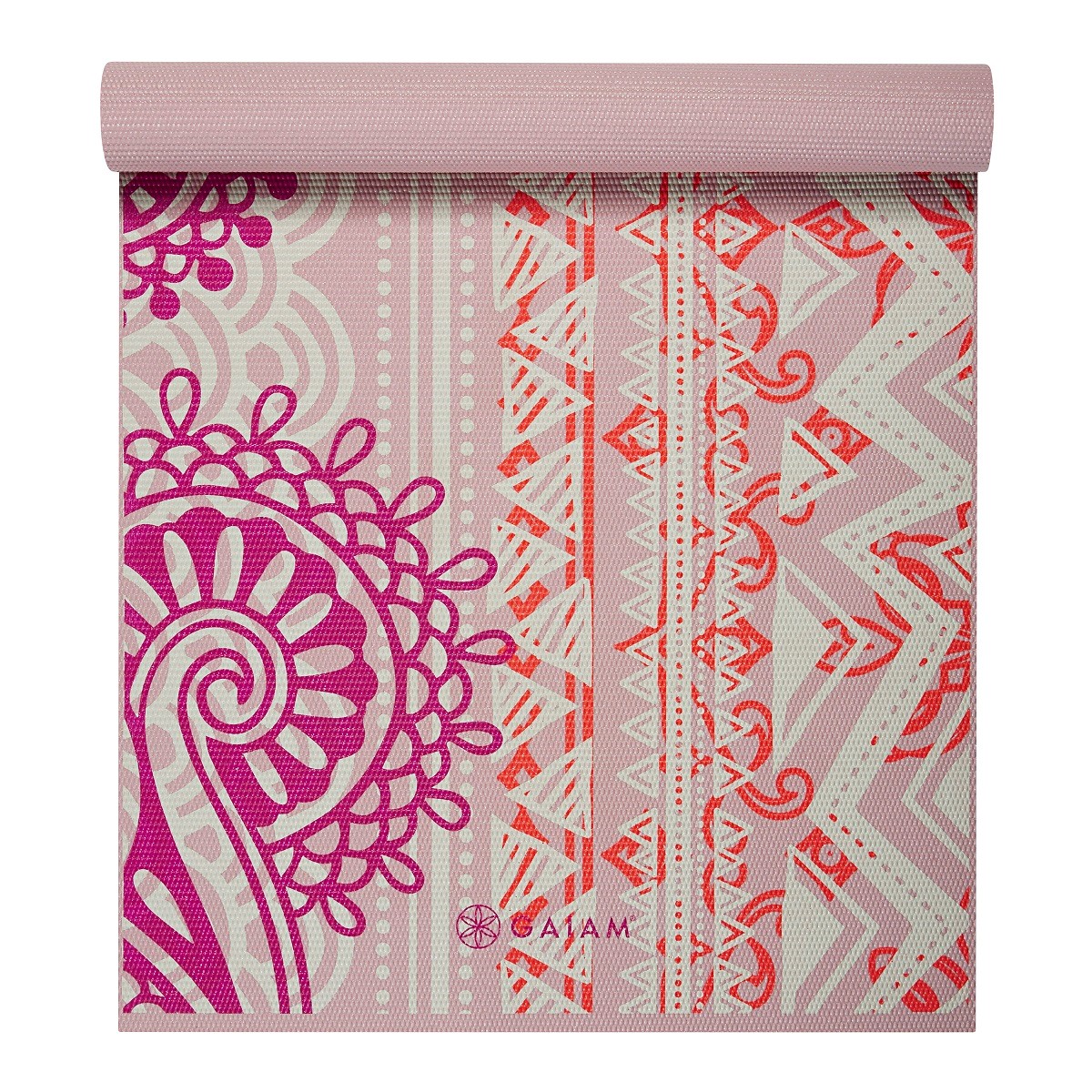 Gaiam Yoga Mat - 4 mm - Bohemian Rose