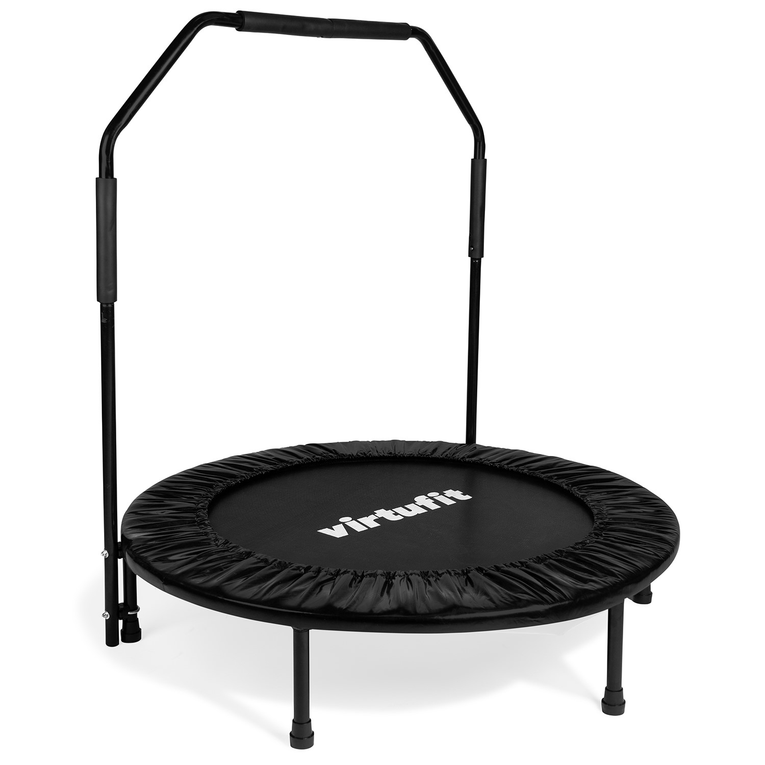 VirtuFit Opvouwbare Fitness Trampoline met Handvat - Zwart - 100 cm