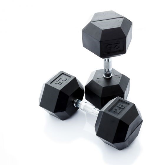 Muscle Power Hexa Dumbbell - Per Stuk - 25 kg