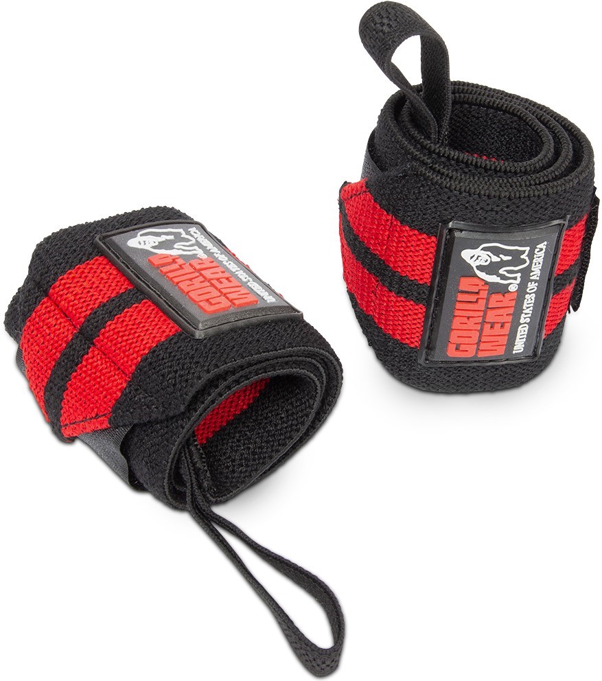 Gorilla Wear Wrist Wraps Pro - Zwart / Rood