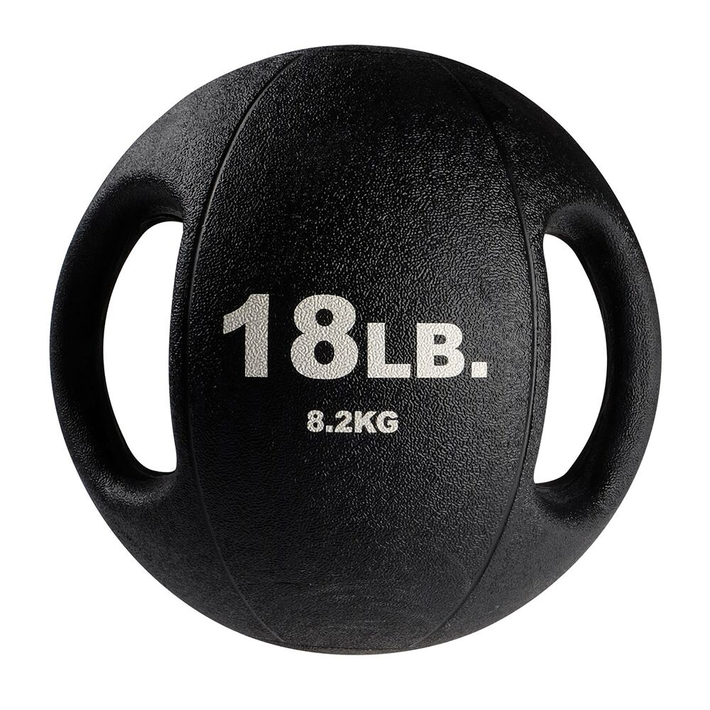 Body-Solid Dual-Grip Medicine Ball - Medicijnbal met Handvaten - 8,2 kg