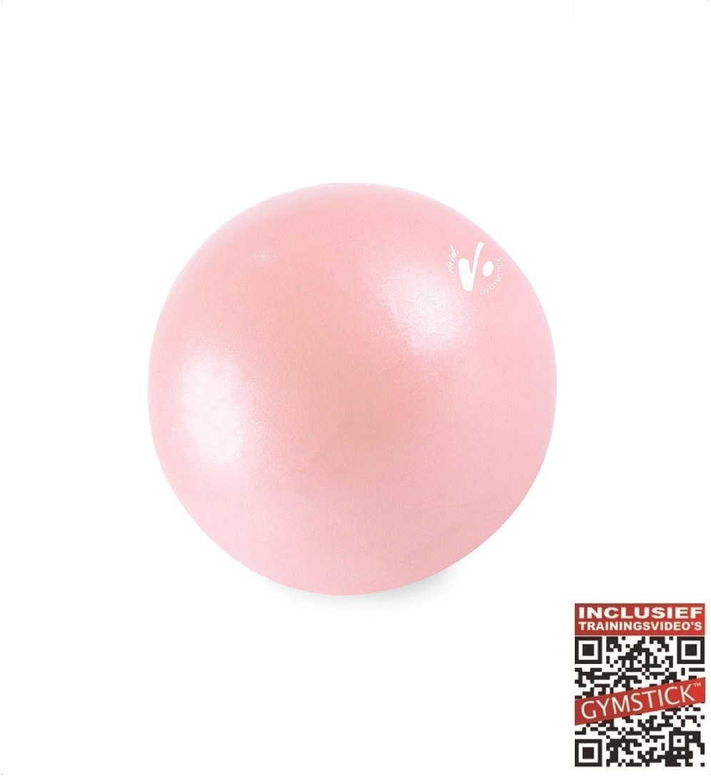 Gymstick Vivid Core Ball - Roze - 20 cm - Met Online Trainingsvideo's