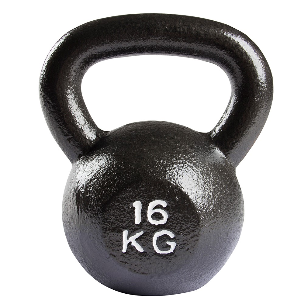 VirtuFit Kettlebell Pro - Kettle Bell - Gietijzer - 16 kg